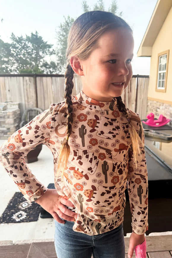 MINI HAUNTIN' THE RANGE MESH TOP