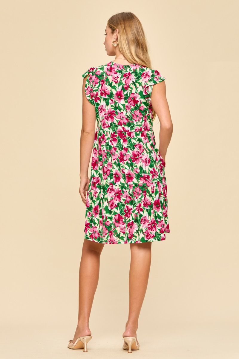 THE LIZZY FOREVER DRESS - KELLY GREEN