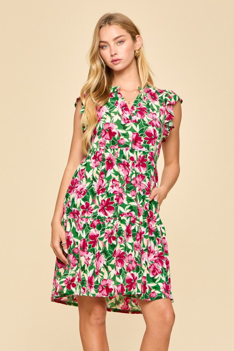 THE LIZZY FOREVER DRESS - KELLY GREEN