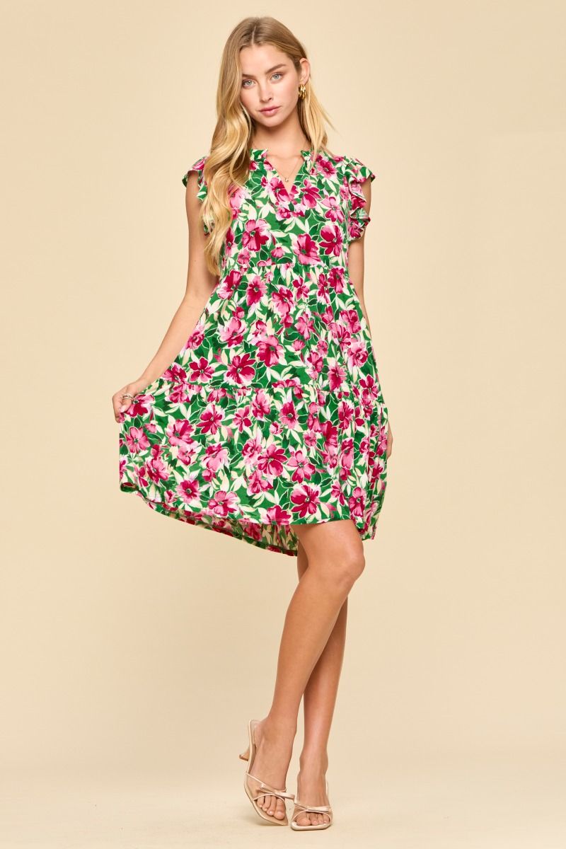 THE LIZZY FOREVER DRESS - KELLY GREEN