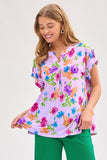 THE LIZZY DOLMAN SLEEVE - LAVENDER