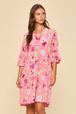 THE LIZZY SUNDAY DRESS - CORAL