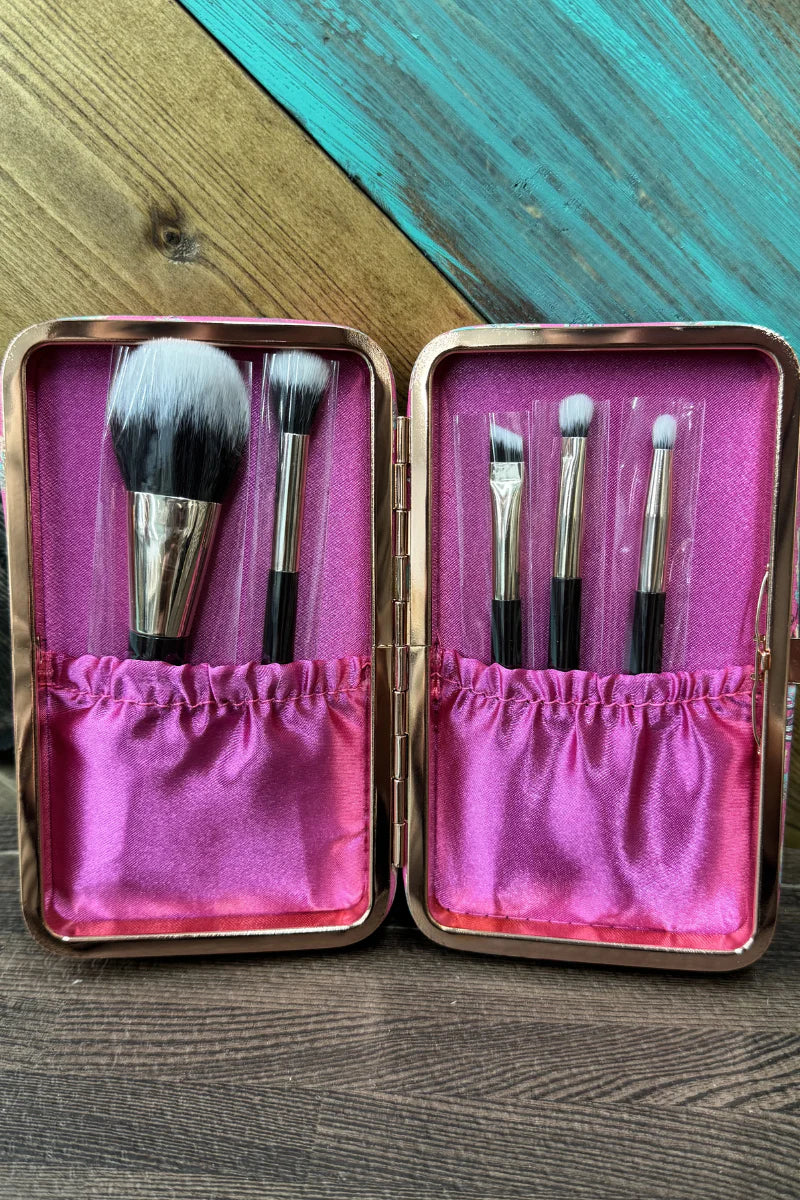 BLUSH & BRONCS MAKEUP BRUSH SET