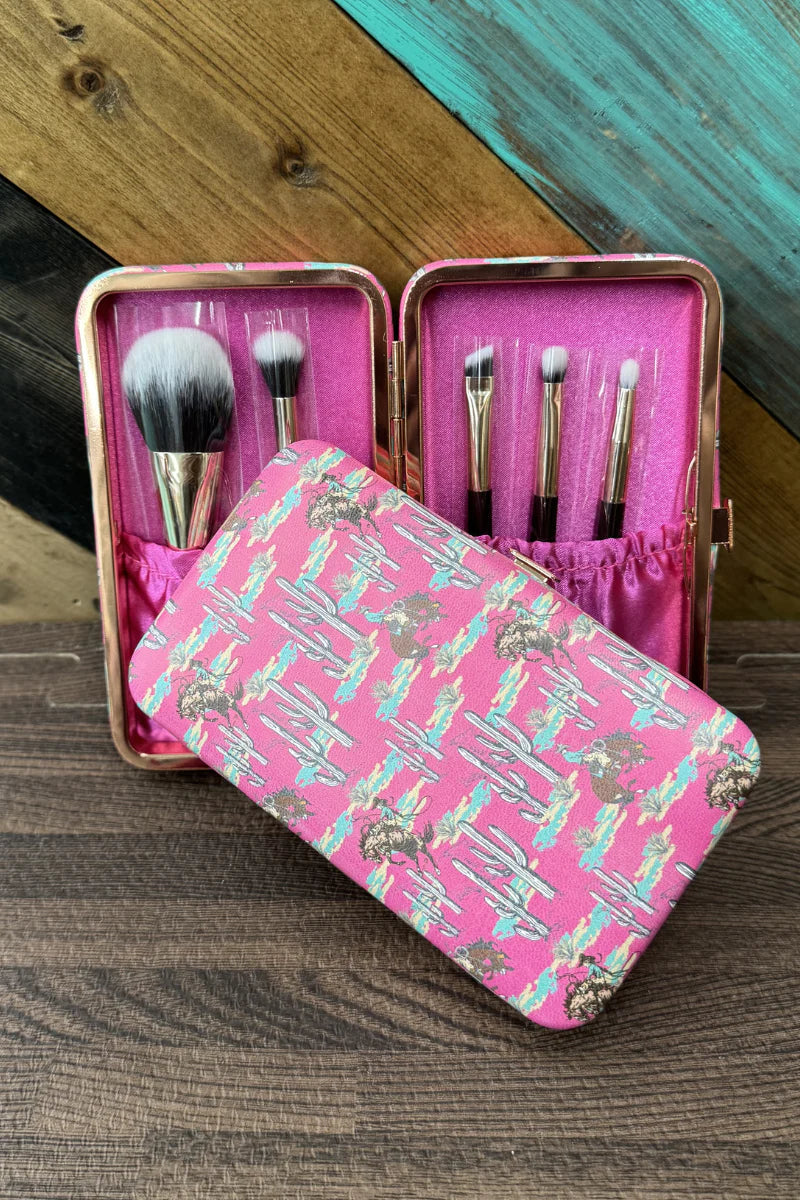 BLUSH & BRONCS MAKEUP BRUSH SET