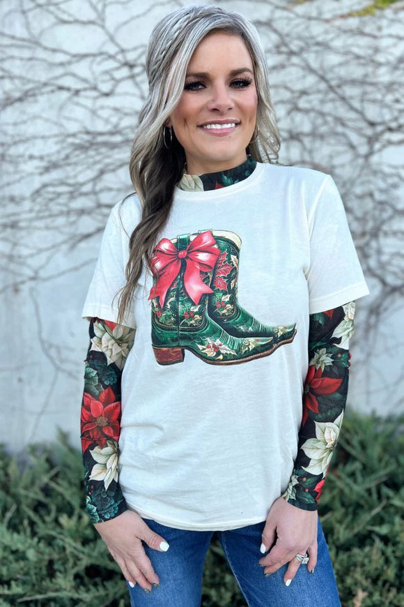 ALL I WANT FOR CHRISTMAS IS BOOTS TEE