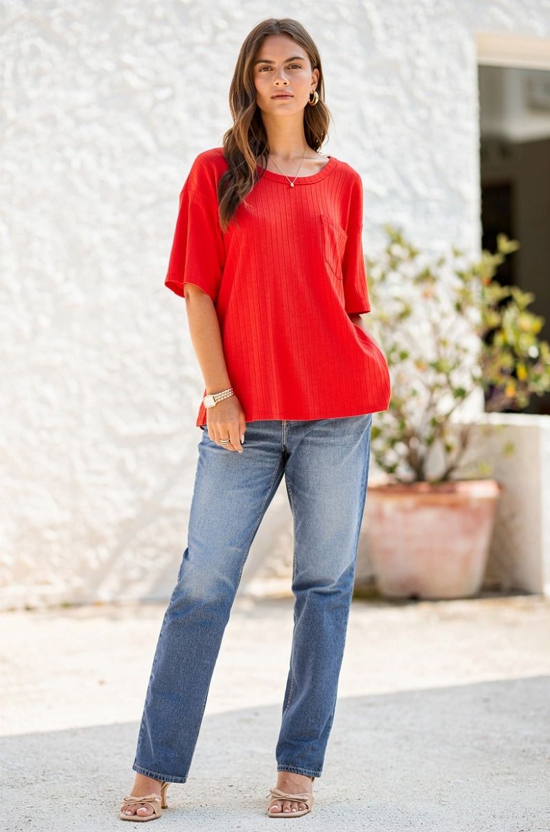 THE BOYFRIEND TOP - RED