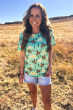 TURQUOISE DESERT TRAILS TOP
