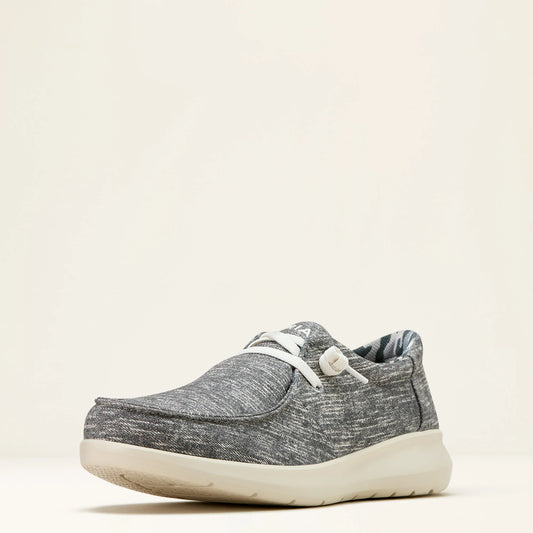 ARIAT MENS HILO WASHED GREY DENIM SHOES
