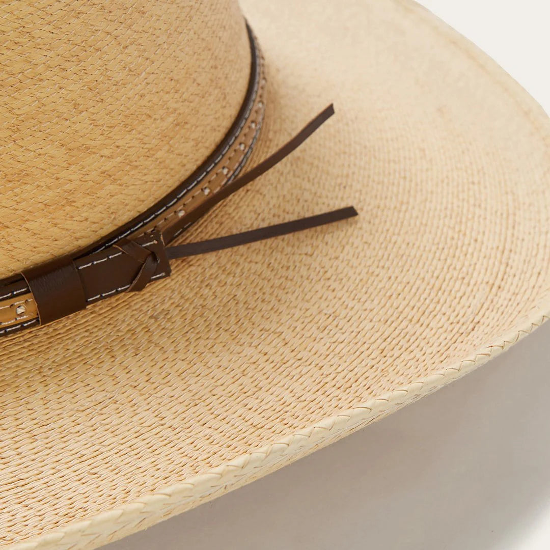 STETSON SAWMILL PALM LEAF WESTERN HAT