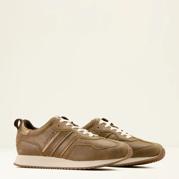 ARIAT WOMEN'S RANCH RUNNER SHOES - BROWN BOMBER