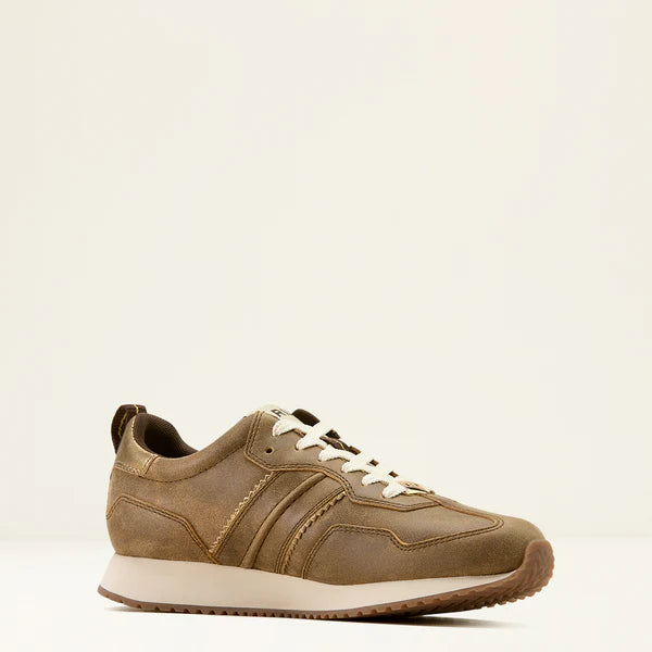 ARIAT WOMEN'S RANCH RUNNER SHOES - BROWN BOMBER