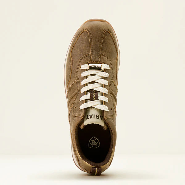 ARIAT WOMEN'S RANCH RUNNER SHOES - BROWN BOMBER