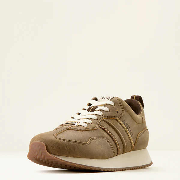 ARIAT WOMEN'S RANCH RUNNER SHOES - BROWN BOMBER