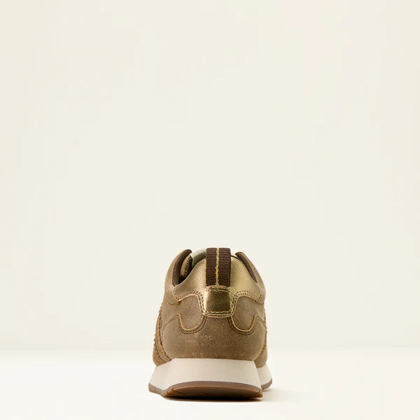 ARIAT WOMEN'S RANCH RUNNER SHOES - BROWN BOMBER