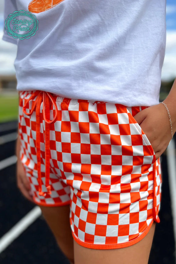 PEP RALLY SHORTS - ORANGE