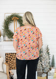 The Basic Tee - Pink Christmas