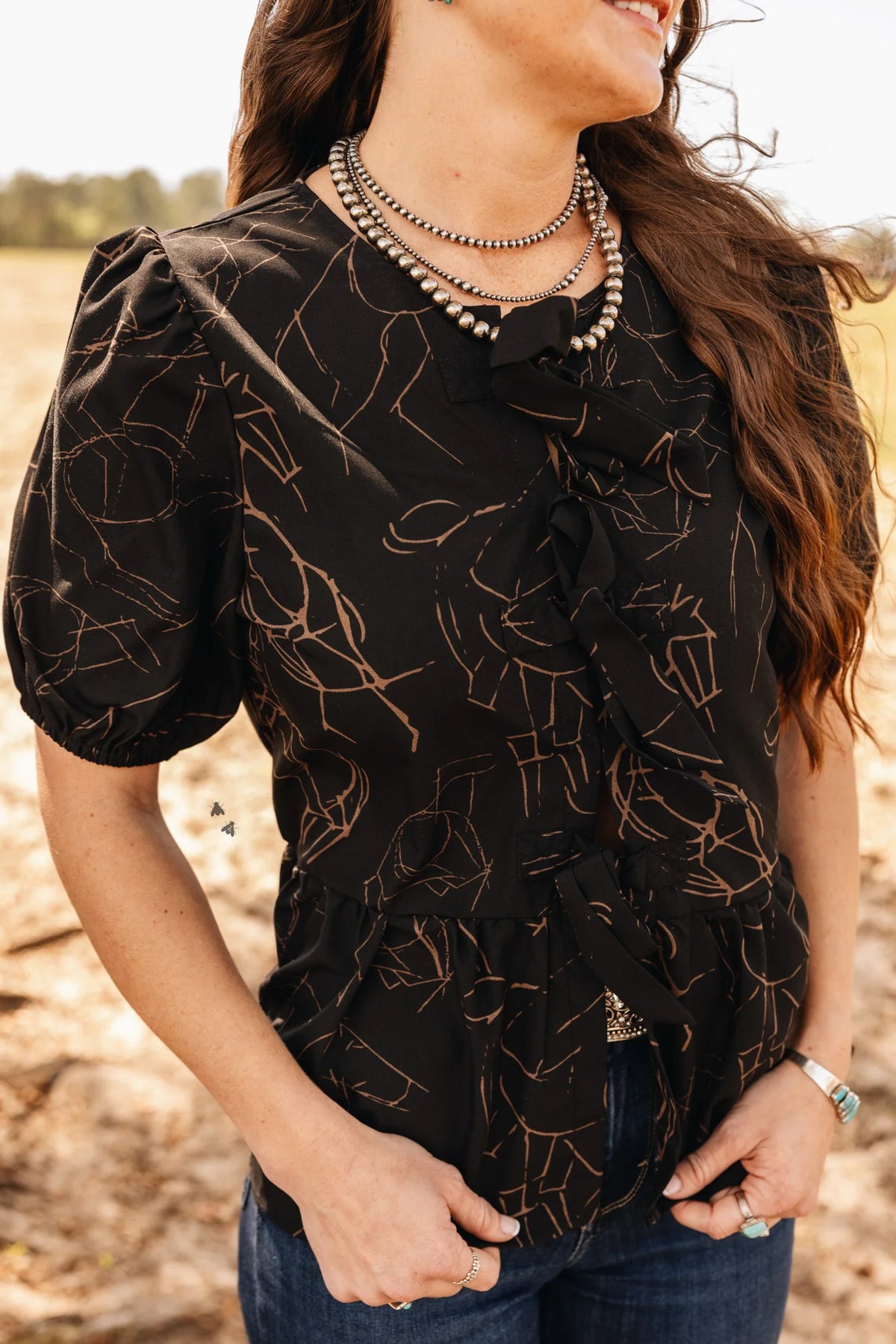 THE PONEE SCRIBBLES TOP
