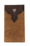 ARIAT RODEO DISTRESSED LEATHER BROWN WALLET