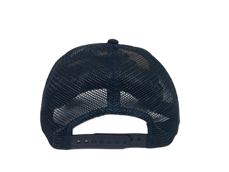 STETSON SKULL NAVY TRUCKER CAP