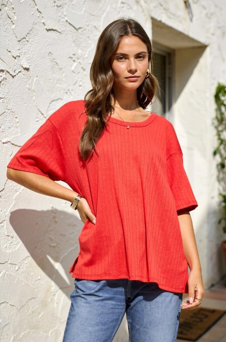 THE BOYFRIEND TOP - RED
