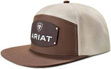 ARIAT MENS CAP SNAP BACK ARIAT PATCH BROWN