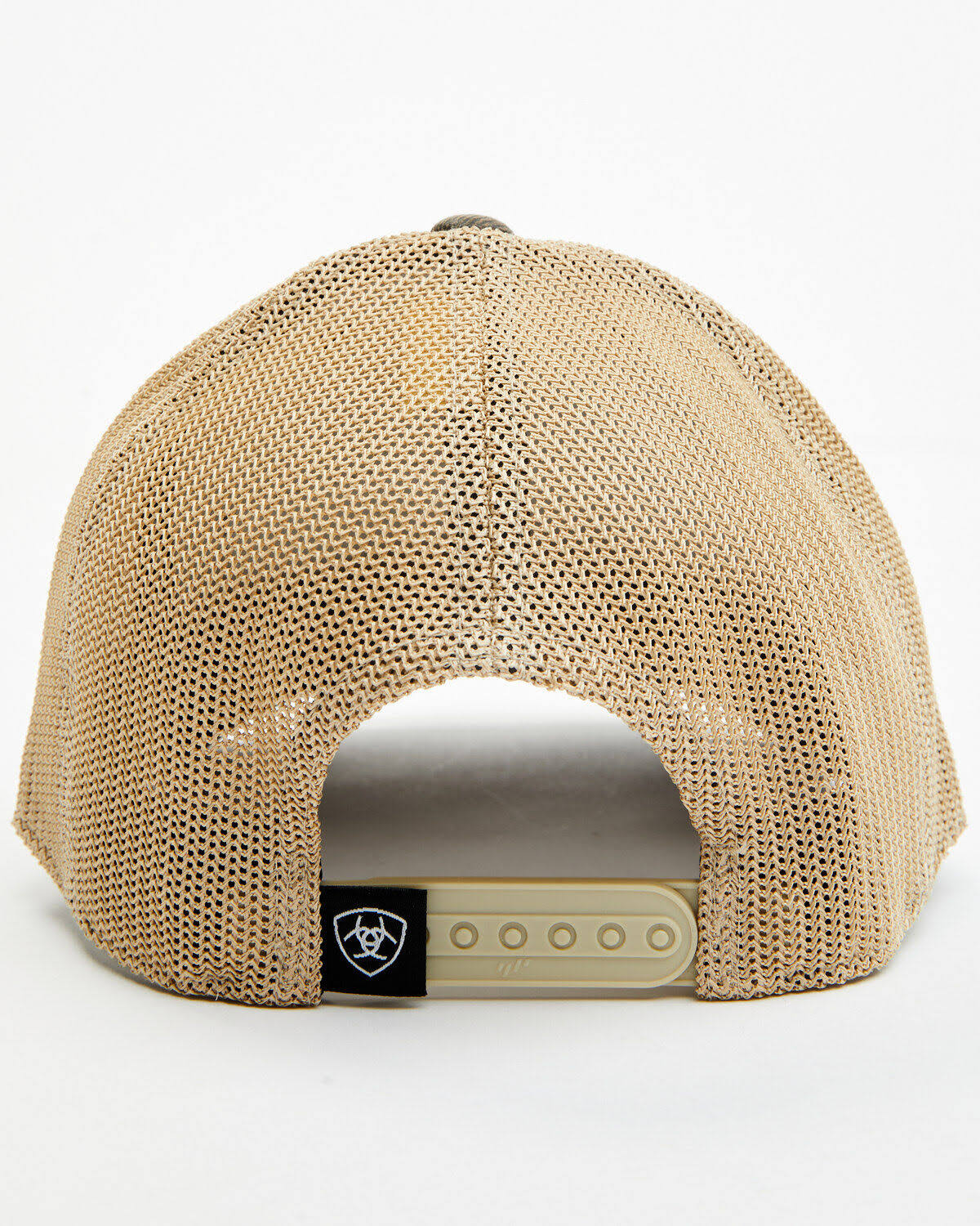 ARIAT MENS LONG SHIELD LOGO PATCH TRUCKER CAP
