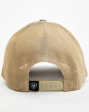 ARIAT MENS LONG SHIELD LOGO PATCH TRUCKER CAP