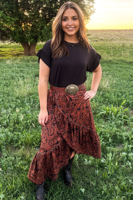 STERLING STAPLE TOP - BLACK