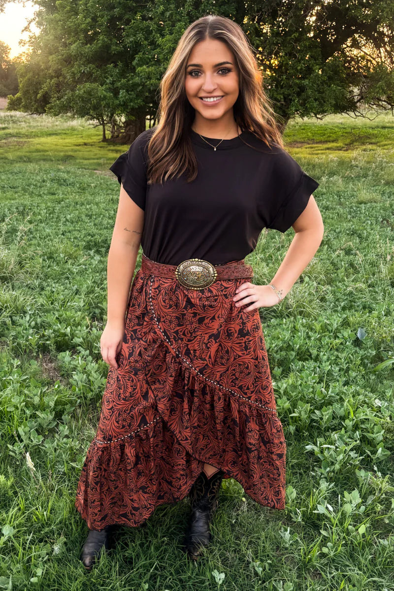 STERLING STAPLE TOP - BLACK