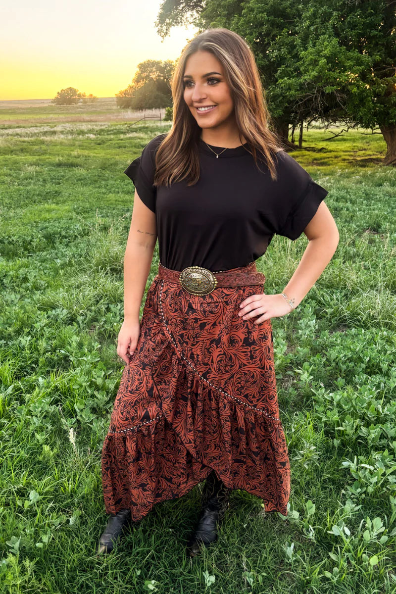 STERLING STAPLE TOP - BLACK