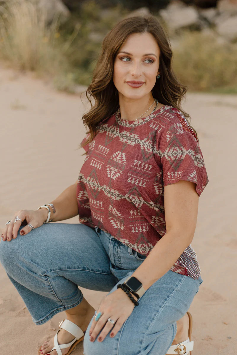 SPARKLE COUNTRY TOP