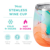 SWIG LIFE DREAMSICLE STEMLESS WINE CUP (14oz)