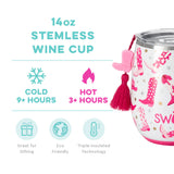SWIG LIFE LET'S GO GIRLS 14OZ STEMLESS WINE CUP