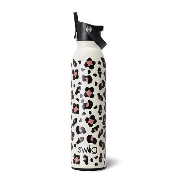 SWIG LIFE LUXY LEOPARD FLIP + SIP WATER BOTTLE (20oz)