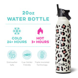 SWIG LIFE LUXY LEOPARD FLIP + SIP WATER BOTTLE (20oz)