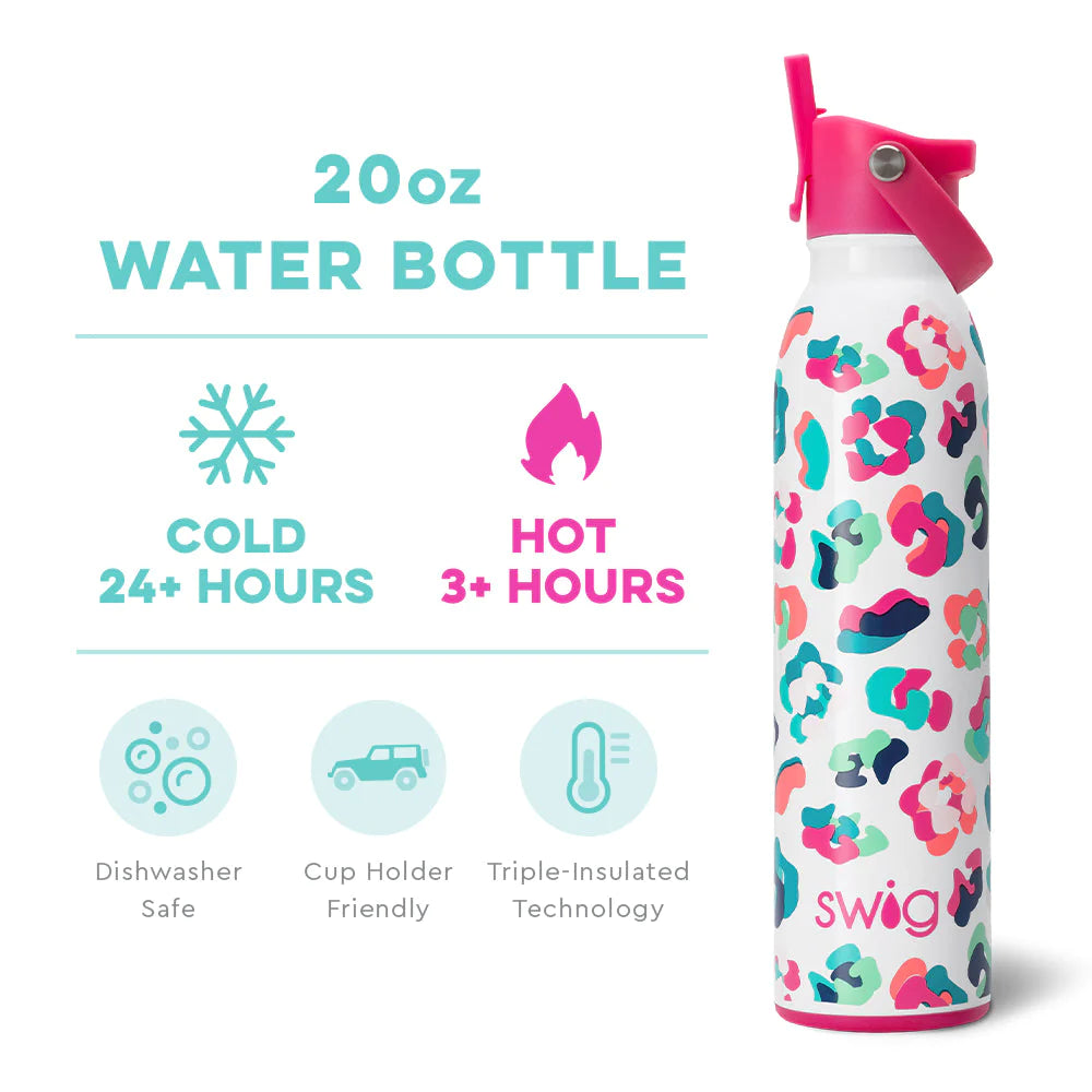 SWIG LIFE PARTY ANIMAL FLIP + SIP WATTER BOTTLE (20oz)