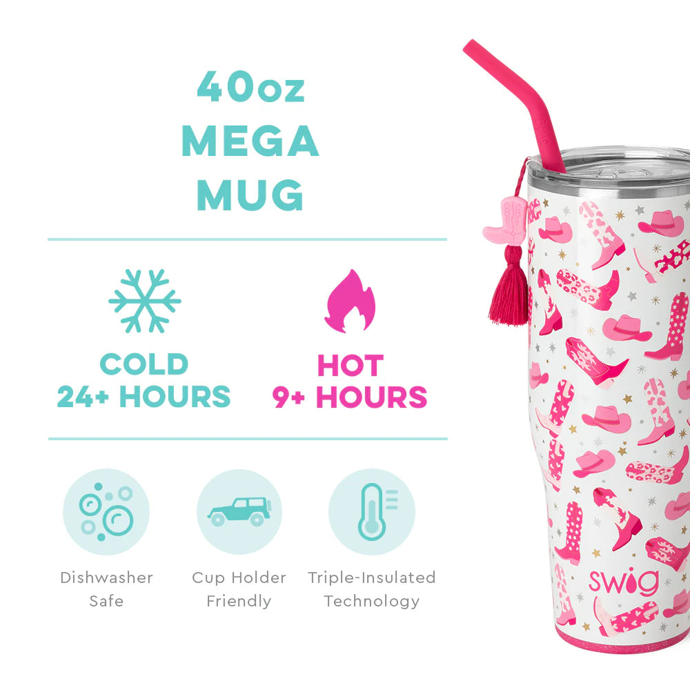 SWIG LIFE LET'S GO GIRLS 40oz MEGA MUG WITH HANDLE