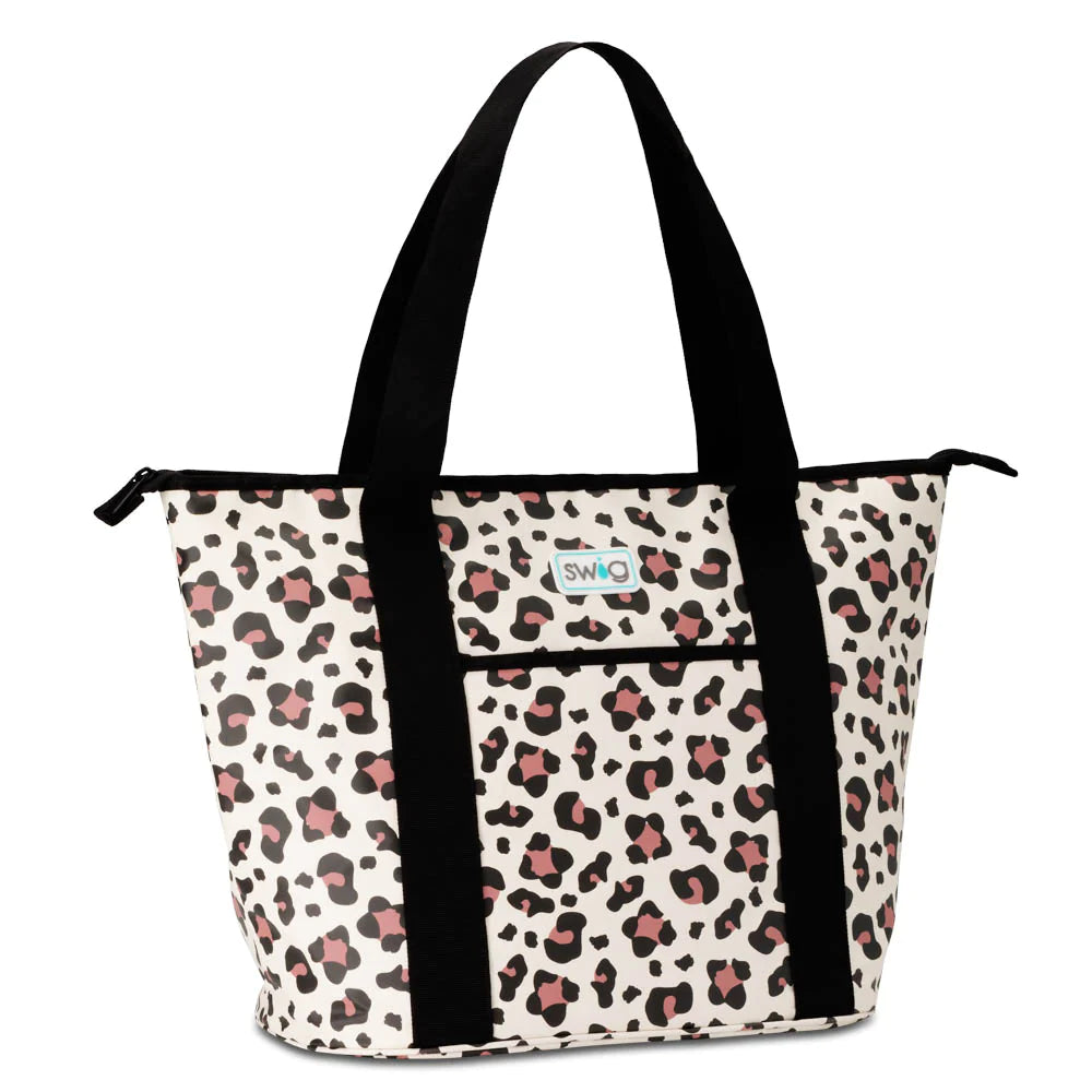 SWIG LIFE LUXY LEOPARD ZIPPI TOTE BAG – The Chandelier Rose