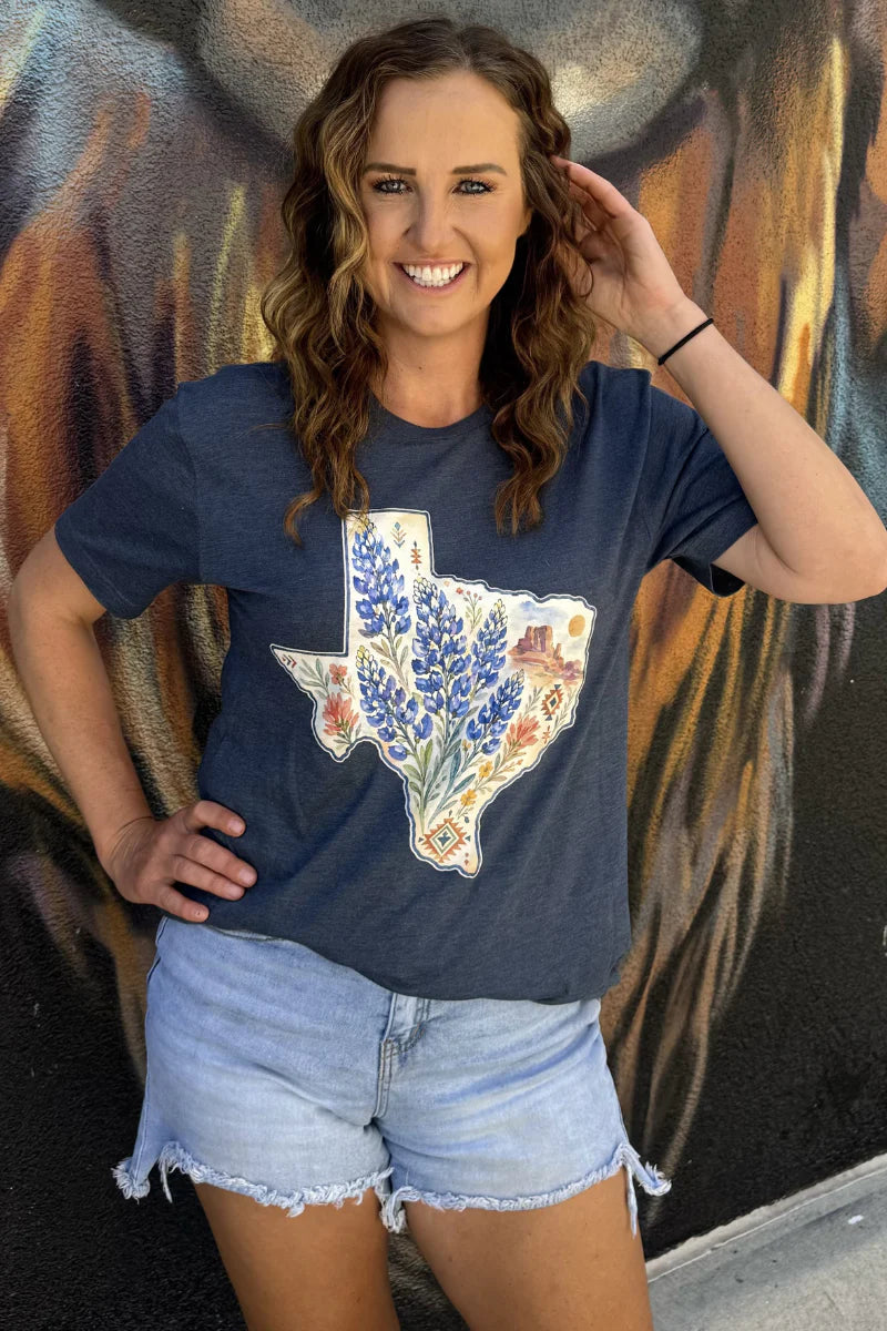 TEXAS BLUEBONNETS TEE