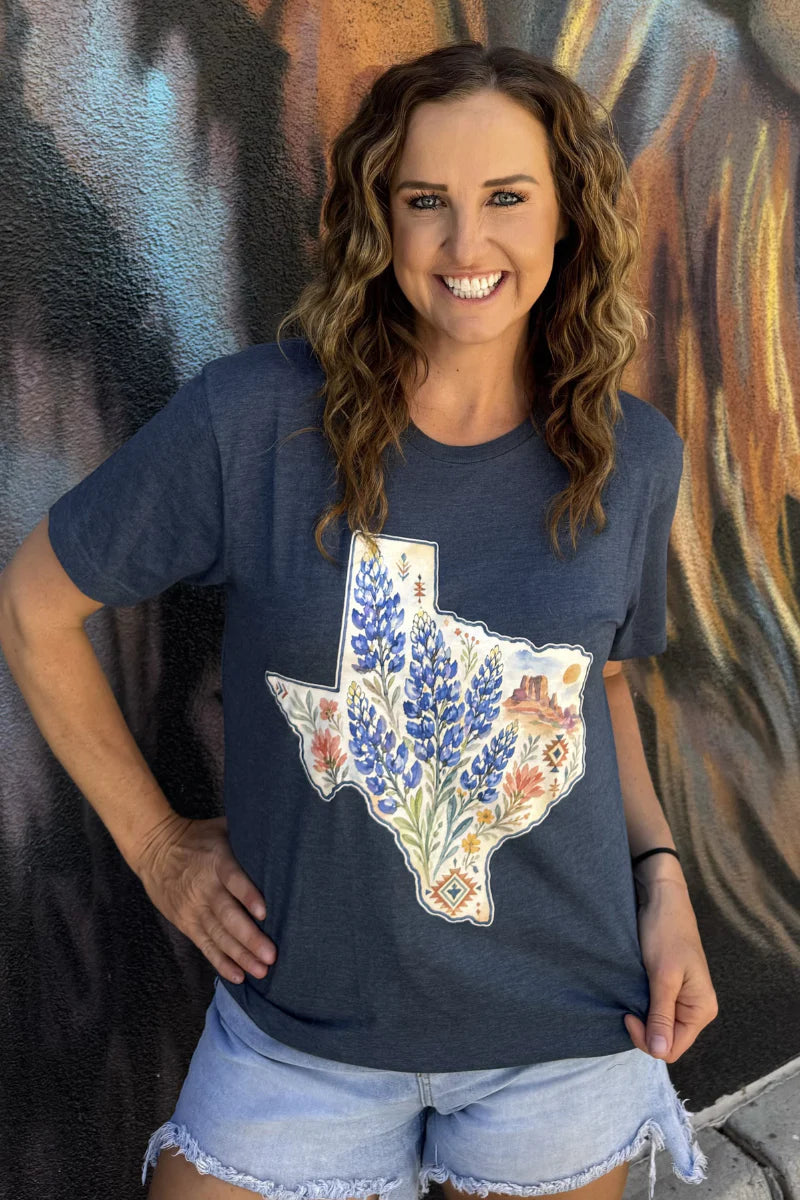 TEXAS BLUEBONNETS TEE