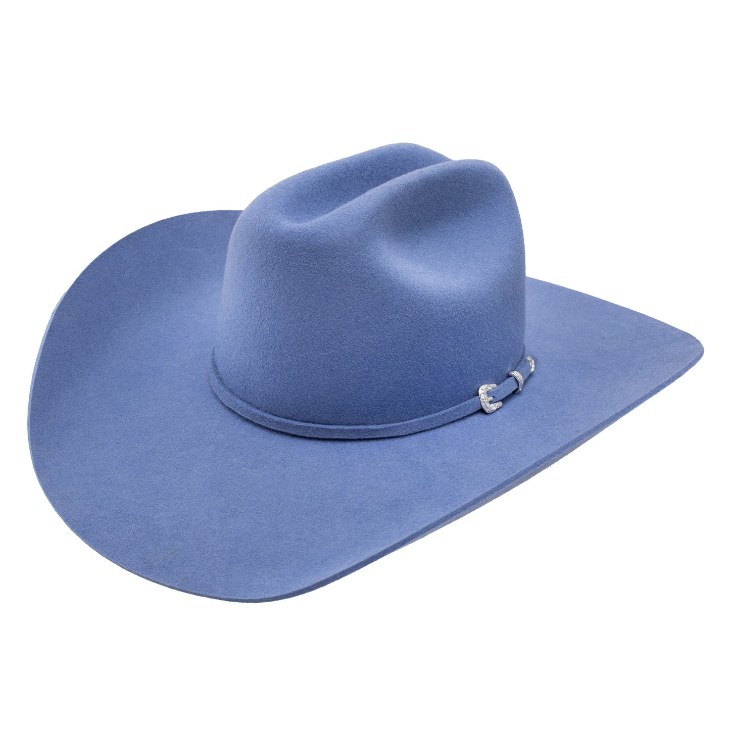 THE COWGIRL HAT BY CHARLIE 1 HORSE  4 5/8 CROWN- SKY BLUE