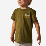 BURLEBO YOUTH SHORT SLEEVE TEE - HUNTING DOGS - HUNTER GREEN