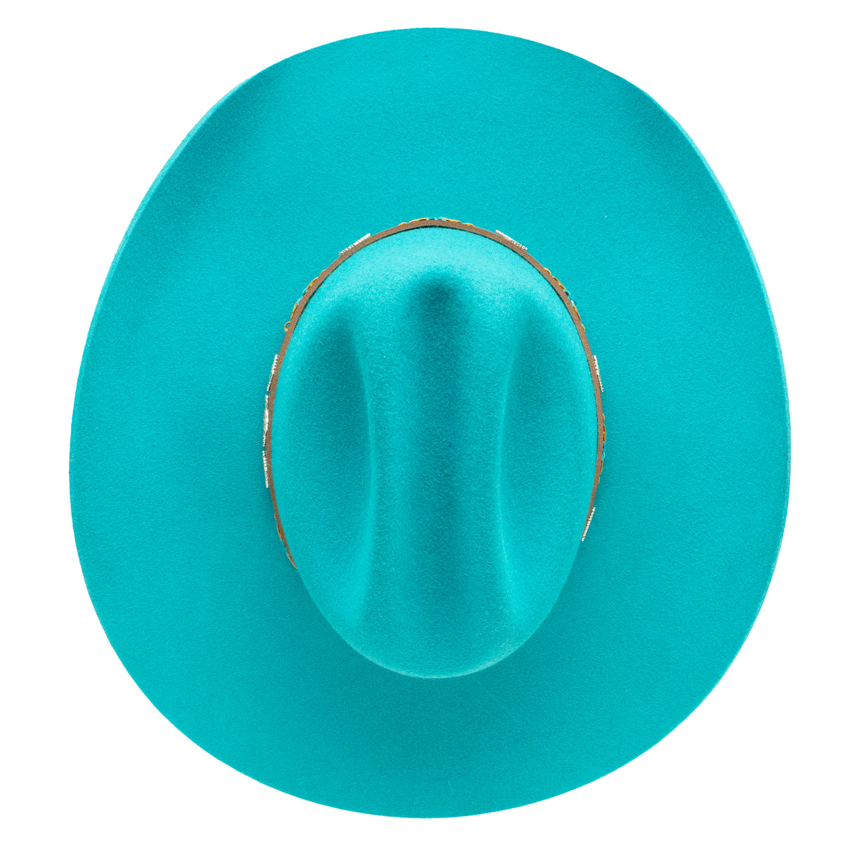 STETSON LONE RIDGE WOOL FELT TURQUOISE  WESTERN COWBOY HAT