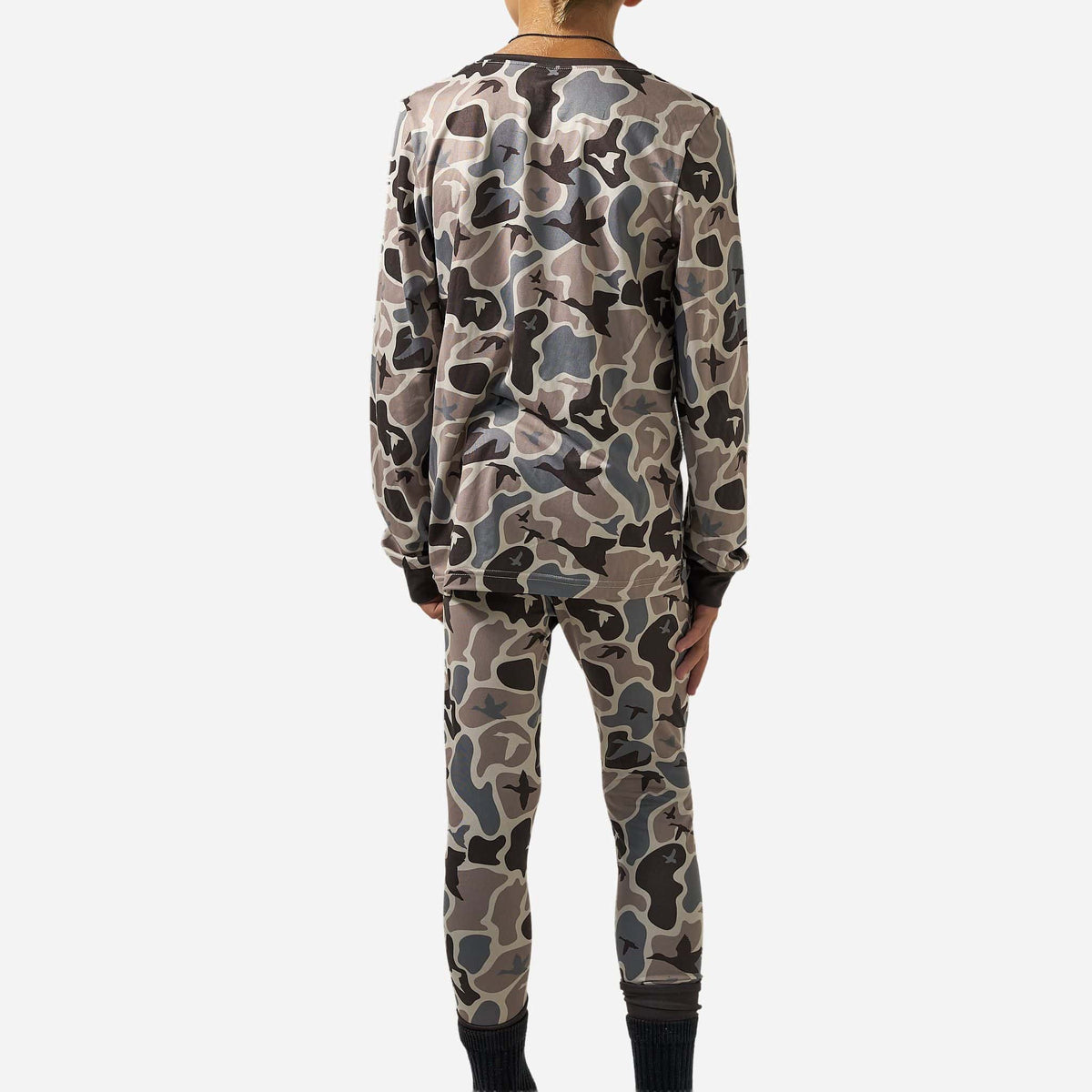 BURLEBO YOUTH PAJAMA SET - MALLARD MAYHEM CAMO