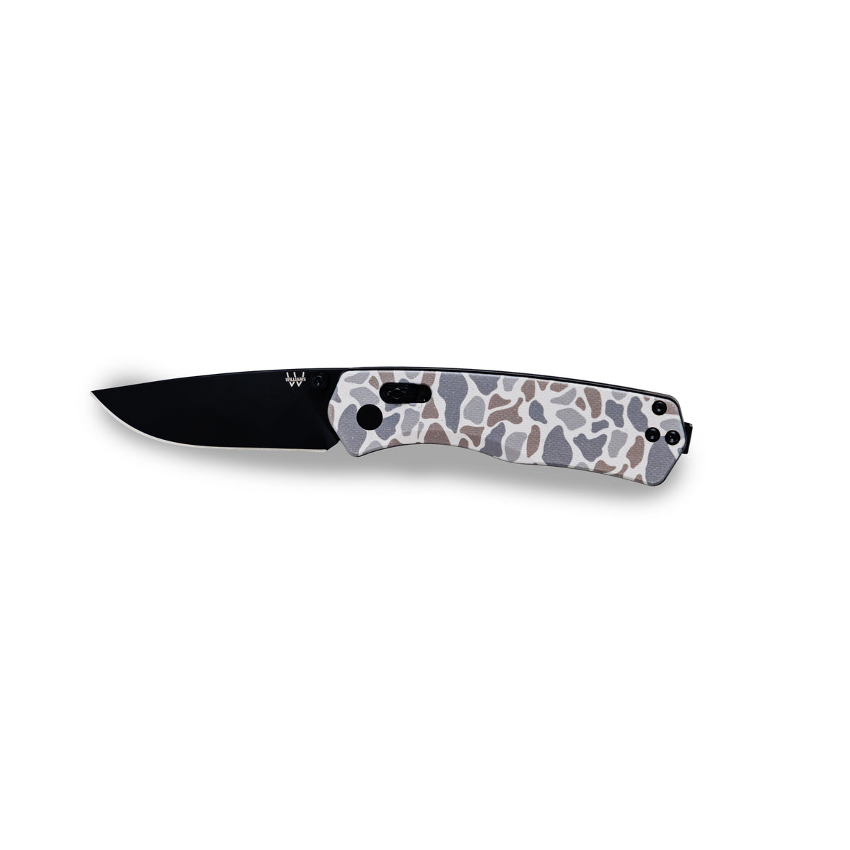 BURLEBO X WILLIAMS KNIFE CO - EVERYDAY CARRY KNIFE - CLASSIC DEER CAMO