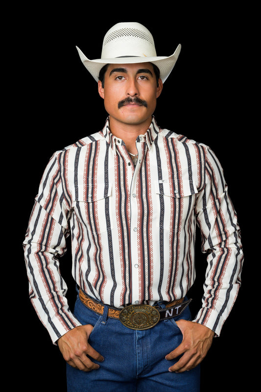 FERRELL MEN'S THE WAYNE - LONG SLEEVE SNAP SHIRT