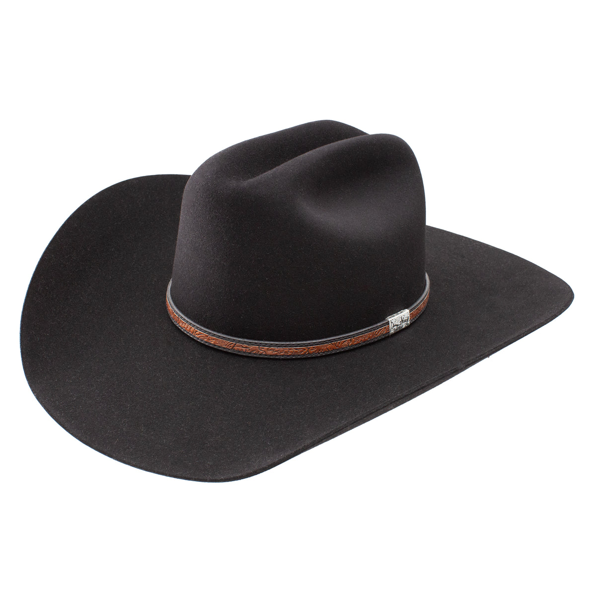 RESISTOL GEORGE STRAIT FOSTER 5X COWBOY HAT - BLACK
