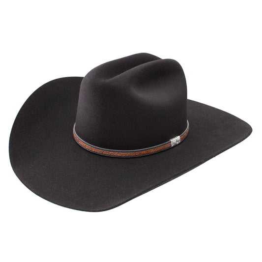 RESISTOL GEORGE STRAIT FOSTER 5X COWBOY HAT - BLACK
