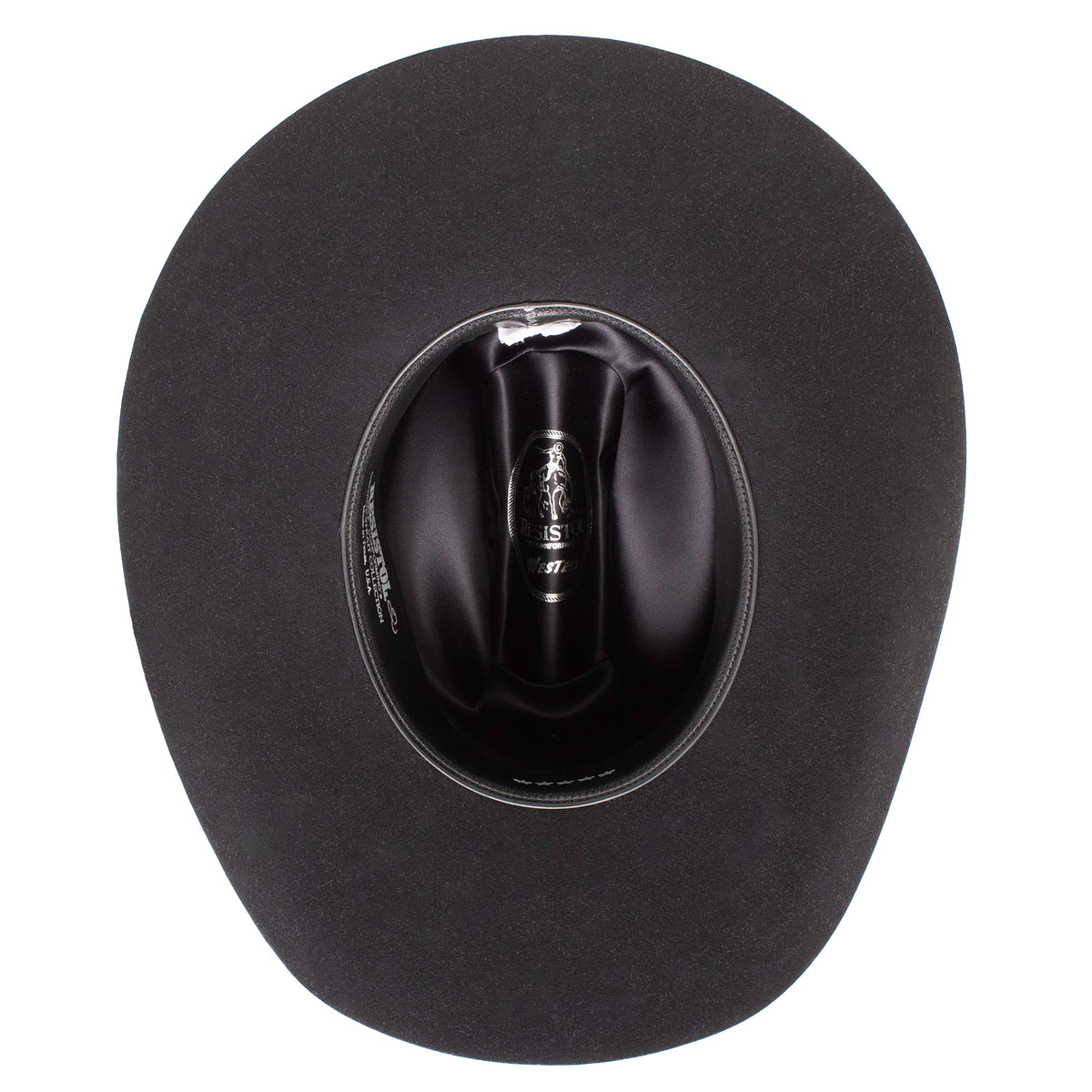 RESISTOL GEORGE STRAIT FOSTER 5X COWBOY HAT - BLACK