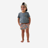 Burlebo Youth Swim Trunk - Bayside Camo